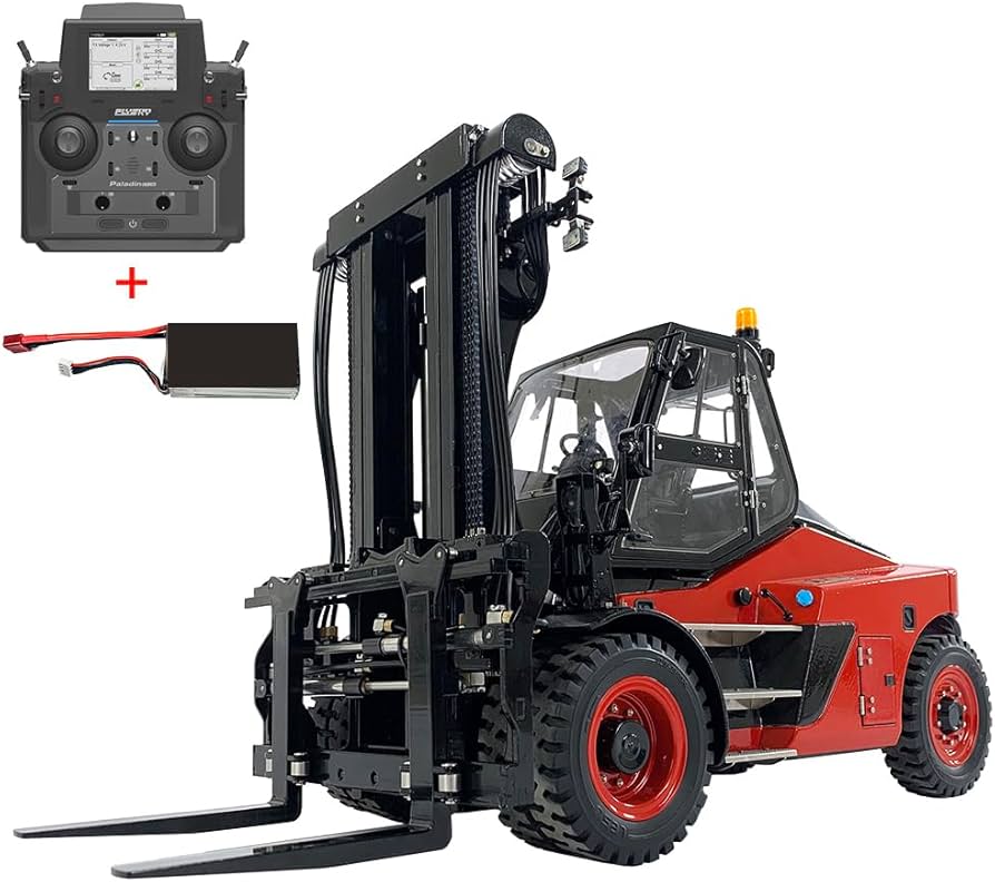 Amazon.co.jp: LESU 1/14 ラジコン 油圧 フォークリフト メタル Aoue