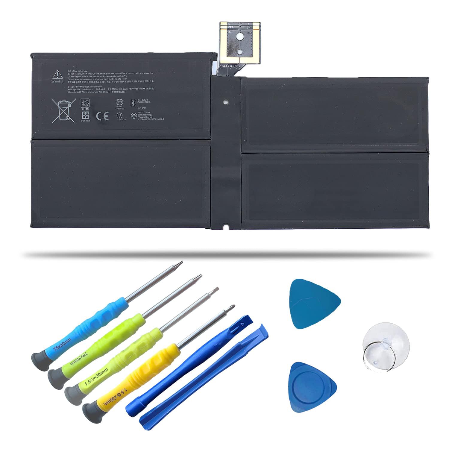 Amazon.com: G3HTA038H Battery for Microsoft Surface Pro 5th (Model