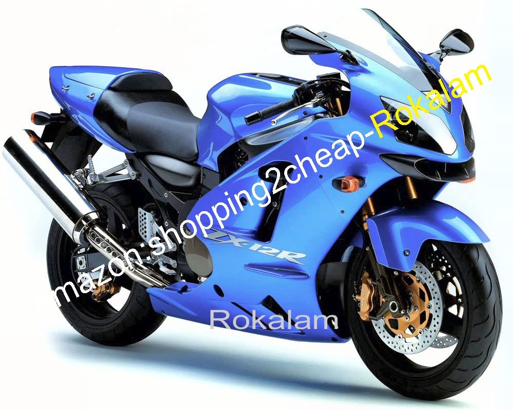 For Kawasaki Ninja ZX12R 2002 2003 2004 ZX-12R ZX 12R Blue