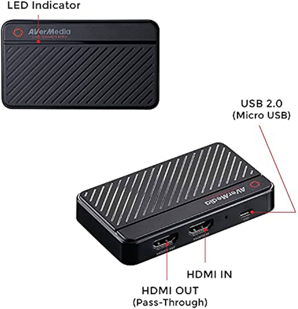 Amazon | AVerMedia Live Gamer Mini：フルHD 1080P 60fps 録画 USB