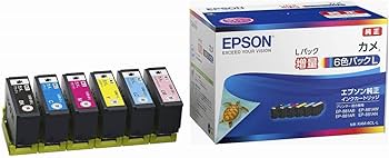 Amazon.co.jp: エプソン 純正 インクカートリッジ カメ KAM-6CL-L 6色