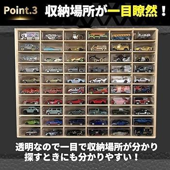 Amazon.co.jp: ミニカー クリアケース 50枚セット トミカプレミアム