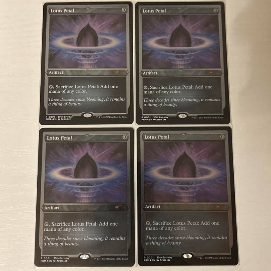 MTG 水蓮の花びら Lotus Petal マスターピース 部分光沢 MPS 水蓮の