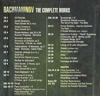 Various Artists - Rachmaninov: The Complete Works[32 CD Box Set