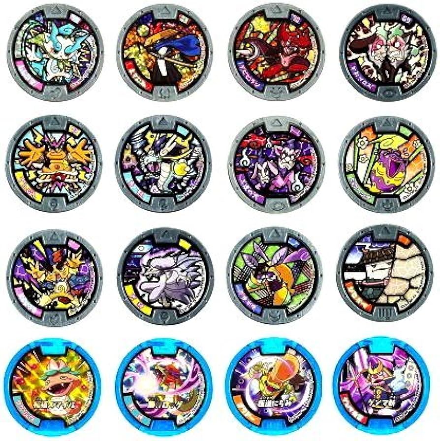 Amazon | 妖怪ウォッチ カプセル妖怪メダル 第四弾 全16種 | カプセル