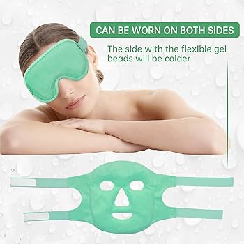 Amazon.com: ZNÖCUETÖD Cooling Ice Face Eye Mask for Reducing
