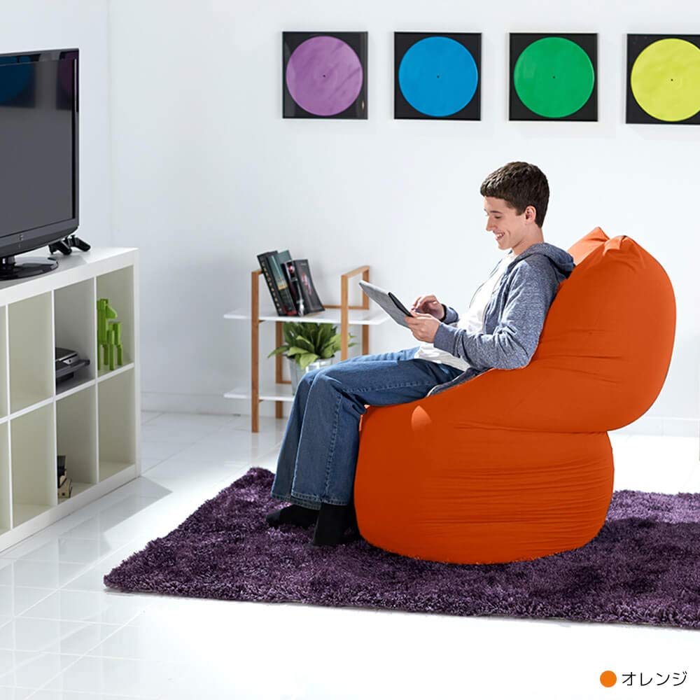 Amazon.co.jp: Yogibo Midi ヨギボー ミディ オレンジ : ホーム＆キッチン