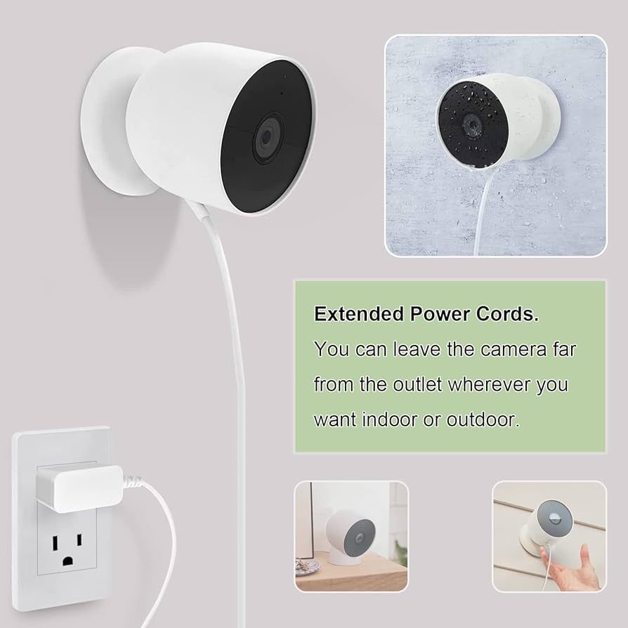 Amazon.com: Power Cord for Google Nest Cam (Battery) Only