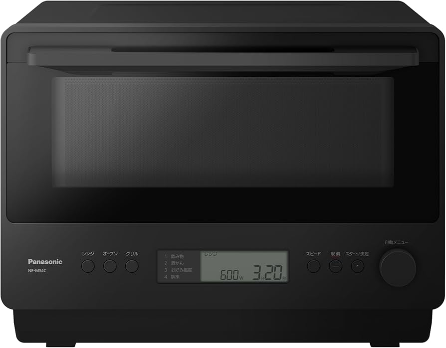 Amazon.co.jp: Panasonic NE-MS4C-K Oven Range 6.6 gal (26 L), Flat
