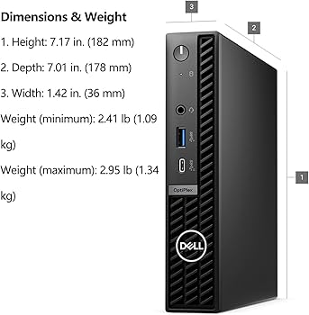 Amazon.com: Dell OptiPlex 7020 MFF Micro Form Factor Mini Business