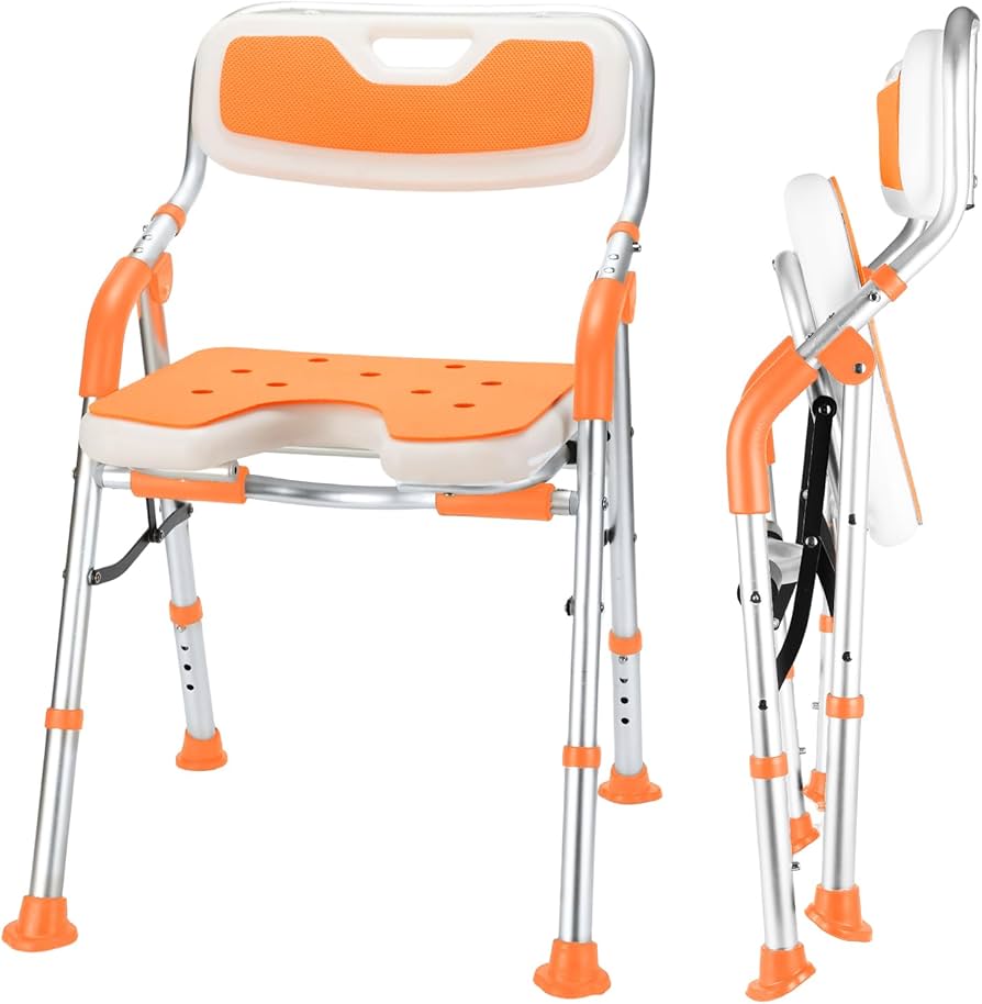 Amazon.co.jp: お風呂椅子 介護用 折りたたみ 介護 風呂 椅子 U型座面