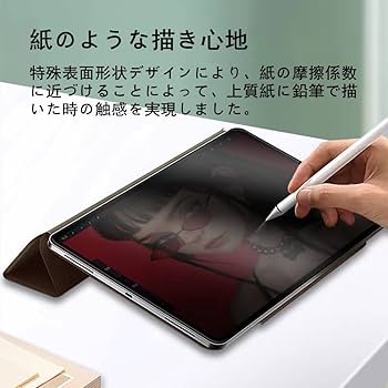 Amazon.co.jp: 【覗き見防止】ペーパーテクスチャ フィルム 着脱式