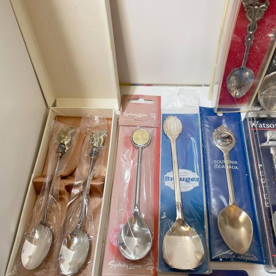 Amazon.co.jp: 30本セットスーベニアスプーン 世界のスプーン 海外製