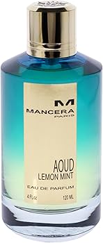 Amazon | MANCERA Eau de Parfum Spray, Aoud Lemon Mint, 4 Fl Oz
