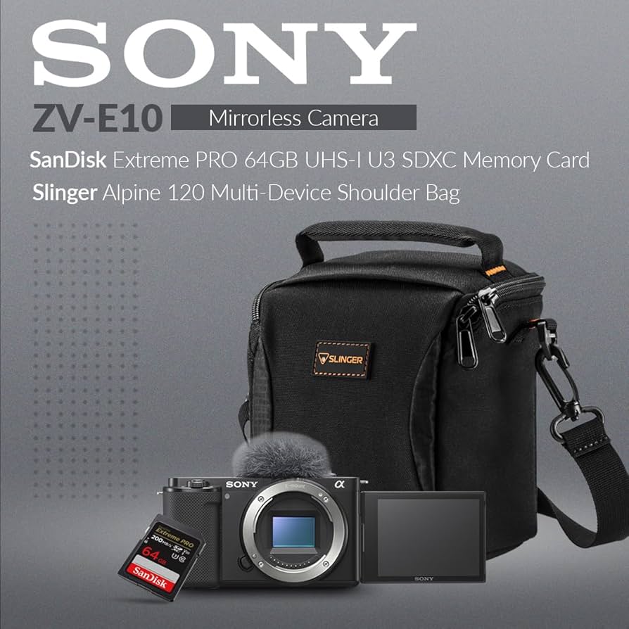 Amazon.com : Sony Alpha ZV-E10 Mirrorless Camera, APS-C