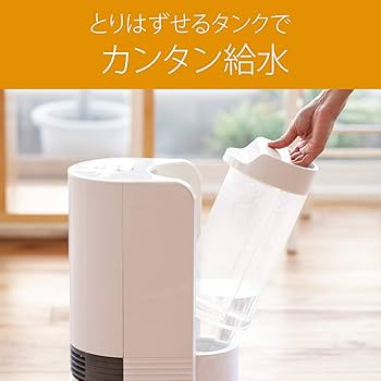 Amazon | コイズミ セラミックファンヒーター 加湿機能付き ホワイト