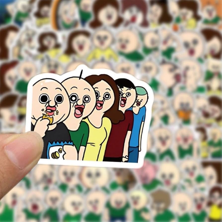 Amazon.co.jp: パンパン ステッカー パンパンくんの日常 シール 60枚