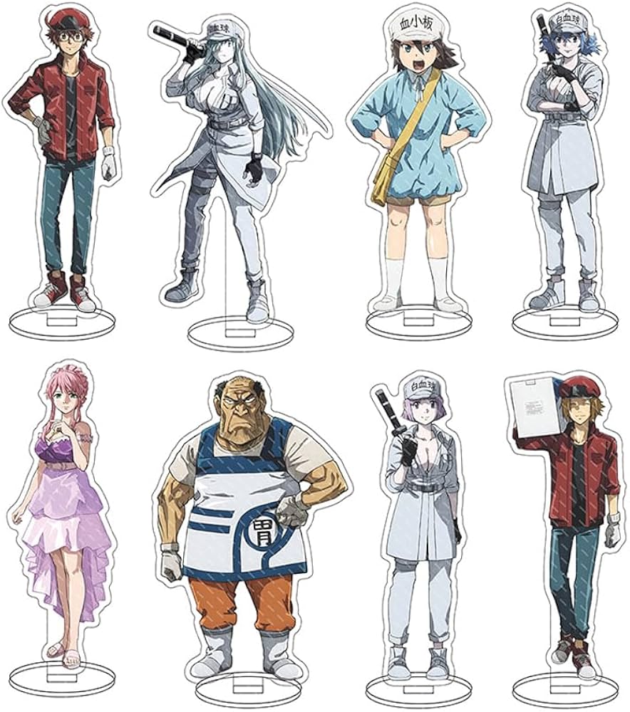 Amazon | はたらく細胞 アクリルスタンド アクスタ 赤血球 白血球