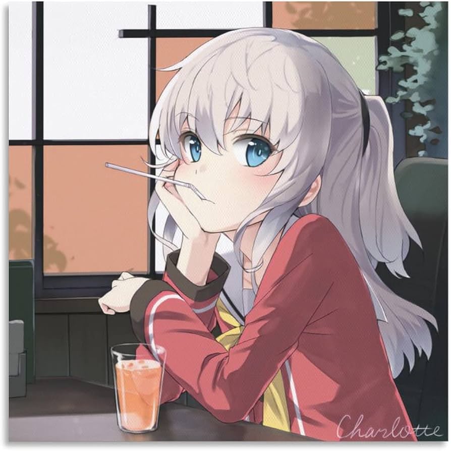 Amazon.co.jp: ポスター Charlotte シャーロット 友利奈緒 絵画 壁掛け