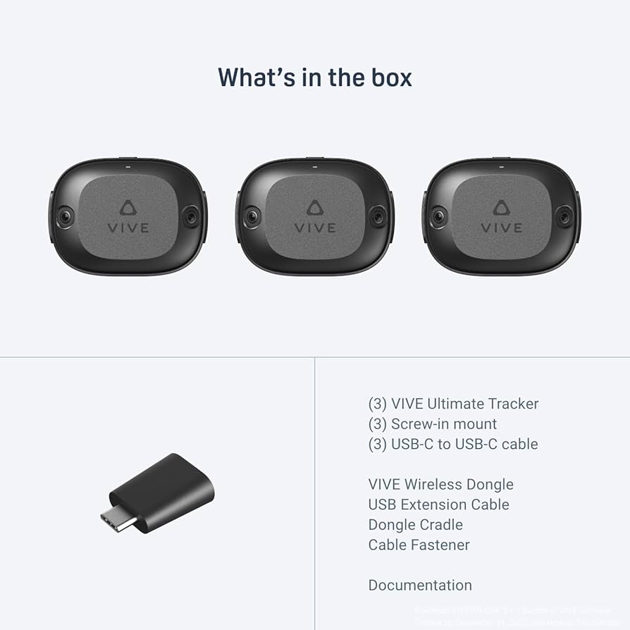 Amazon | HTC Vive アルティメットトラッカー 3個パック + ドングル