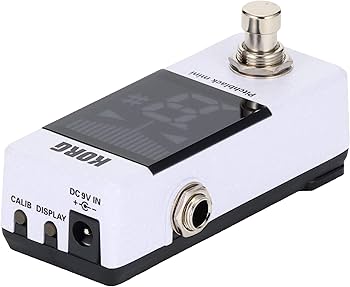Amazon.com: Korg - Pitchblack PB-MINI Floor Pedal Tuner - White