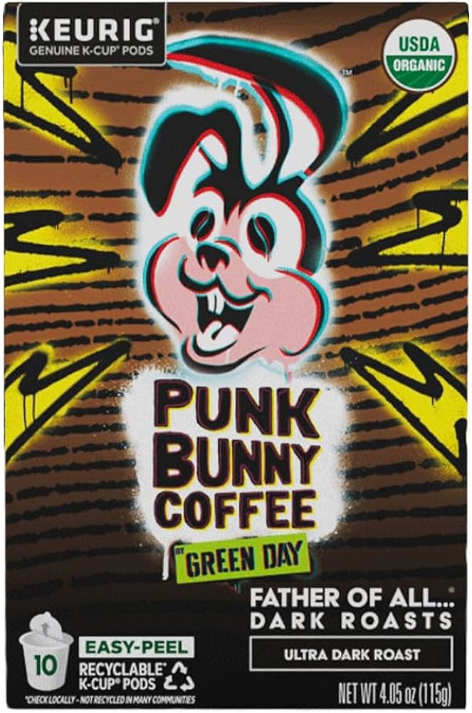 Amazon.com: Punk Bunny Ultra Dark Roast Coffee, Organic Coffee