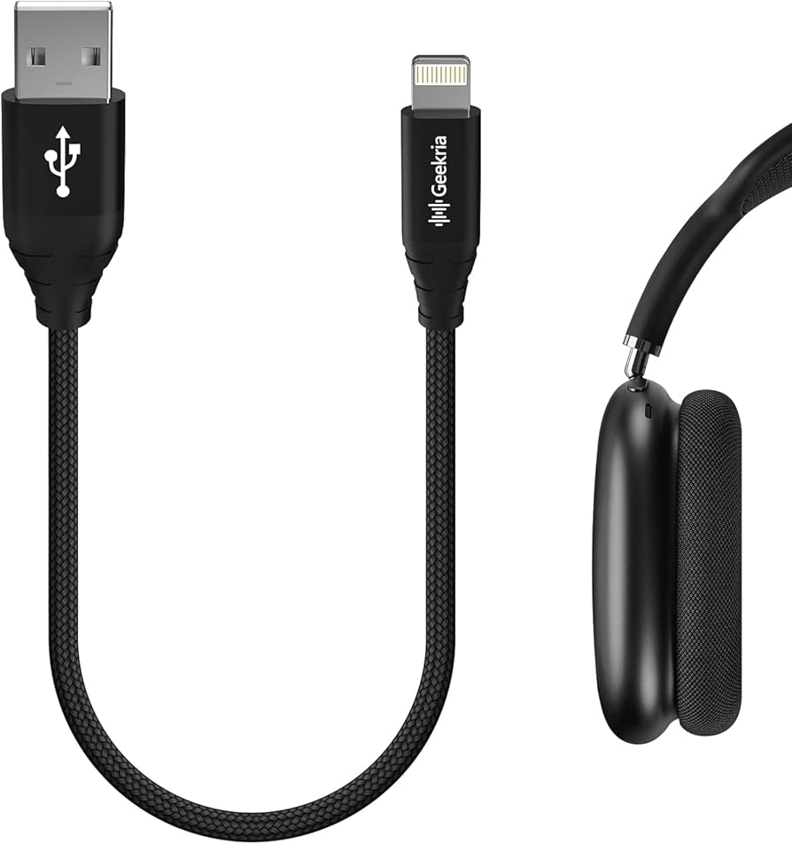 Geekria USB Headphones Charger Cable Compatible with Apple AirPods