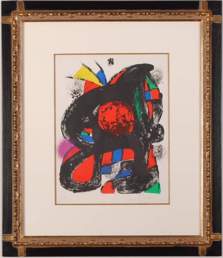 Amazon | ジョアン・ミロ ジョアン・ミロ リトグラフ 4 絵画 抽象画