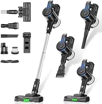 Amazon | 掃除機 コードレス【70,000PA超強力吸引・自立式設計