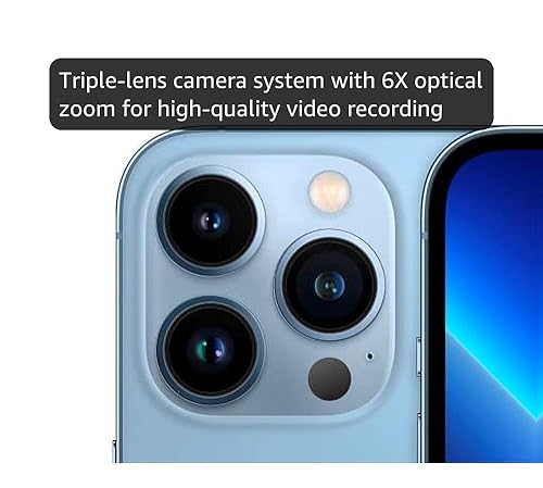 Amazon.com: Apple iPhone 13 Pro, 128GB, Sierra Blue - Unlocked