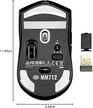 Amazon.co.jp: Cooler Master MM712 Black 有線/無線 両対応