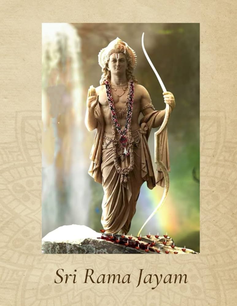 Sri Rama Jayam: Writing Book - Likitha Japam - Writing Meditation