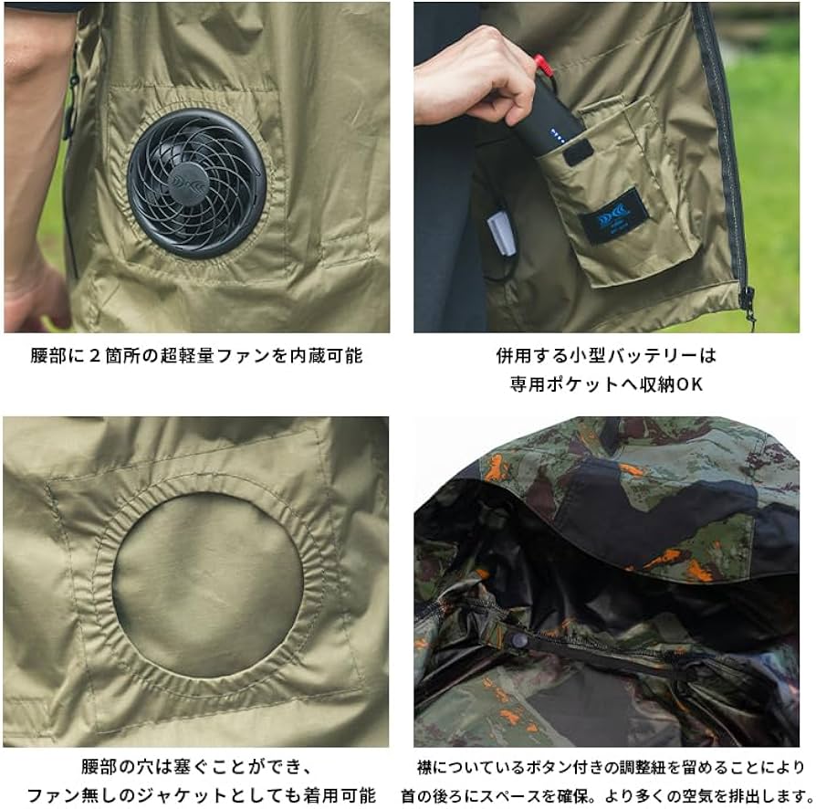 Amazon.co.jp: KiU キウ エアコンディションドベスト 2ND KiU AIR