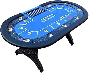 Amazon | 折りたたみ式 テキサスホールデムブラックジャックテーブル