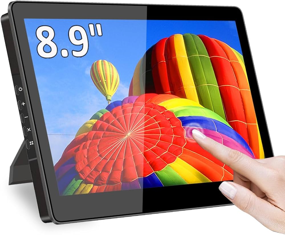 Amazon.co.jp: Cuview ミニ モニター 8 インチ タッチパネル FHD