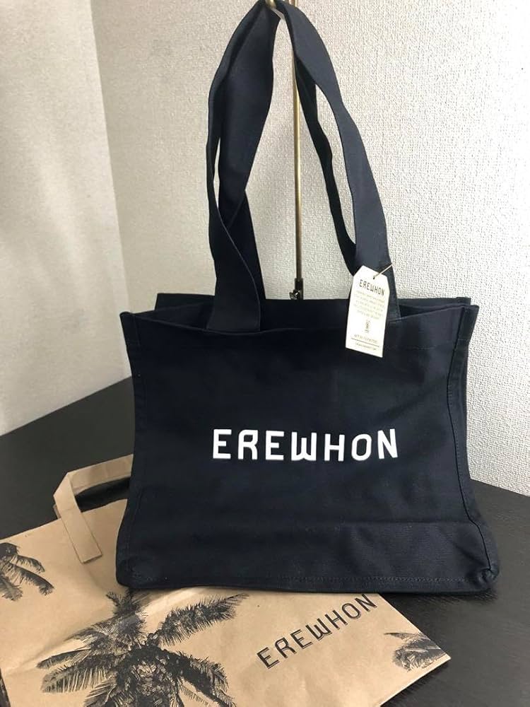 Amazon.co.jp: オーガスーパー EREWHONエレウォンLA トートバック エコ