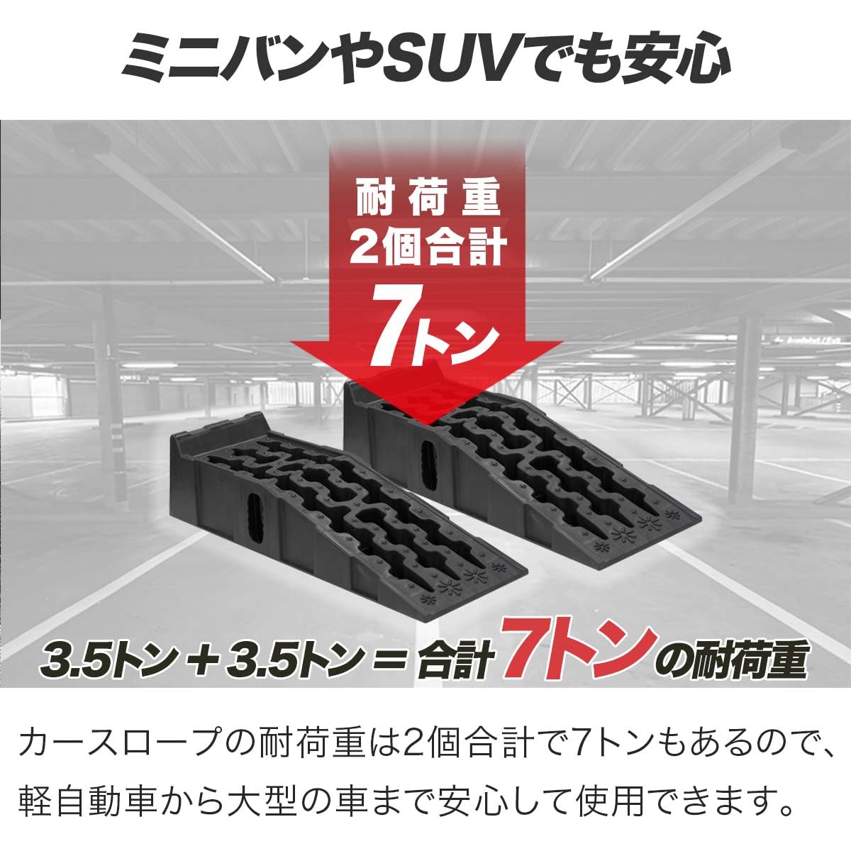 Amazon | ottostyle.jp カースロープ タイヤスロープ 2個セット 耐荷重