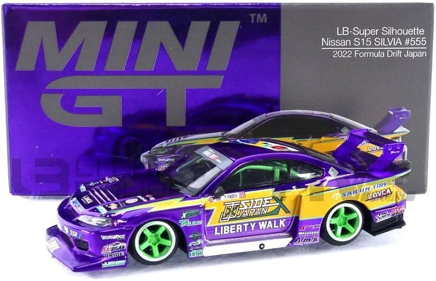 Amazon | TrueScale Miniatures MINI GT 1/64 ニッサン シルビア (S15