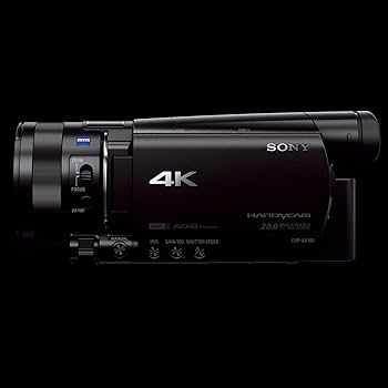 Amazon.co.jp: SONY ビデオカメラ FDR-AX100 4K 光学12倍 ブラック
