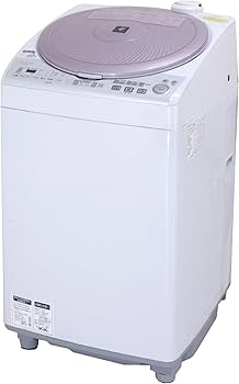 Amazon | シャープ 8.0kg 洗濯乾燥機 ピンク系SHARP 穴なし槽カビ
