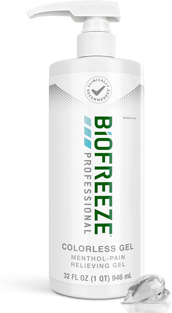 Biofreeze Professional Pain Relieving Gel, Topical Analgesic for