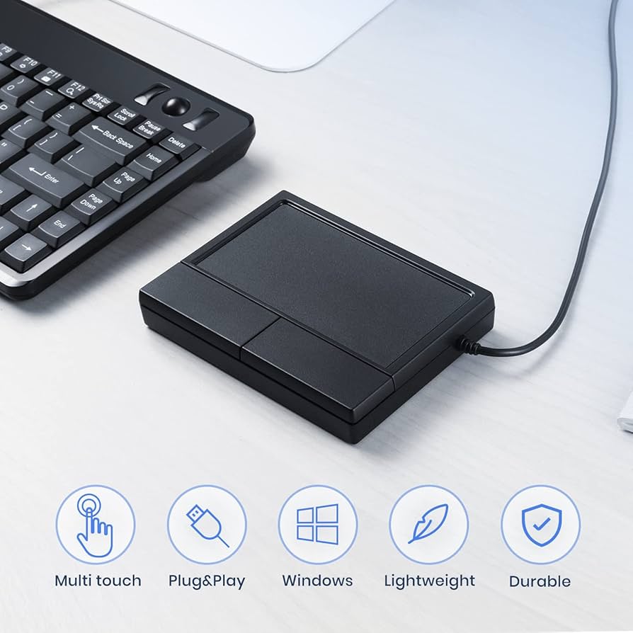 Amazon.com: Perixx PERIPAD-504 Wired USB Touchpad, Portable