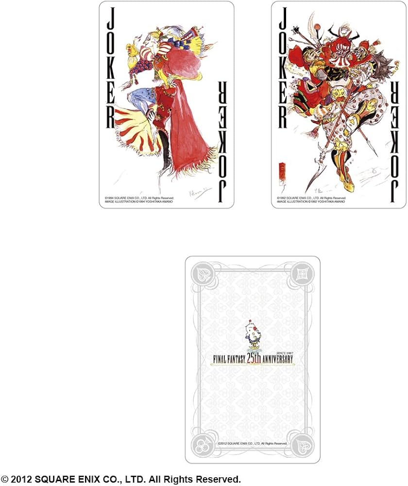 Amazon.co.jp: FINAL FANTASY 25周年記念トランプ : おもちゃ