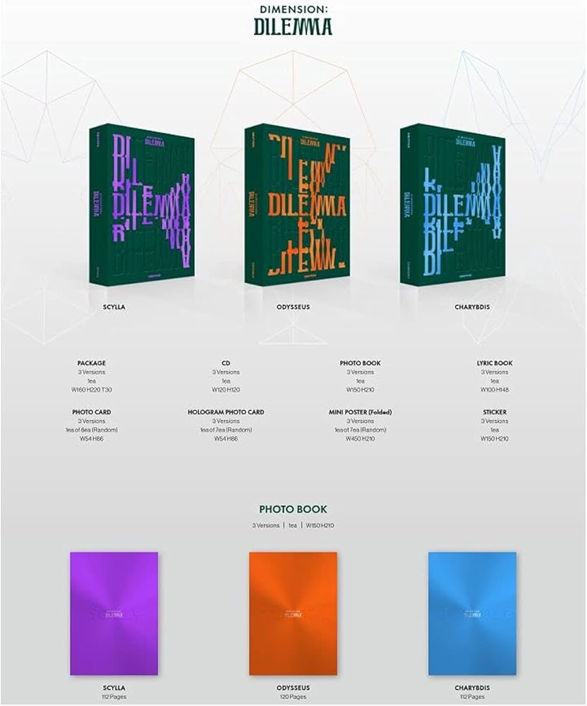 Amazon.com: ENHYPEN 1st Album - Dimension : Dilemma (Random ver