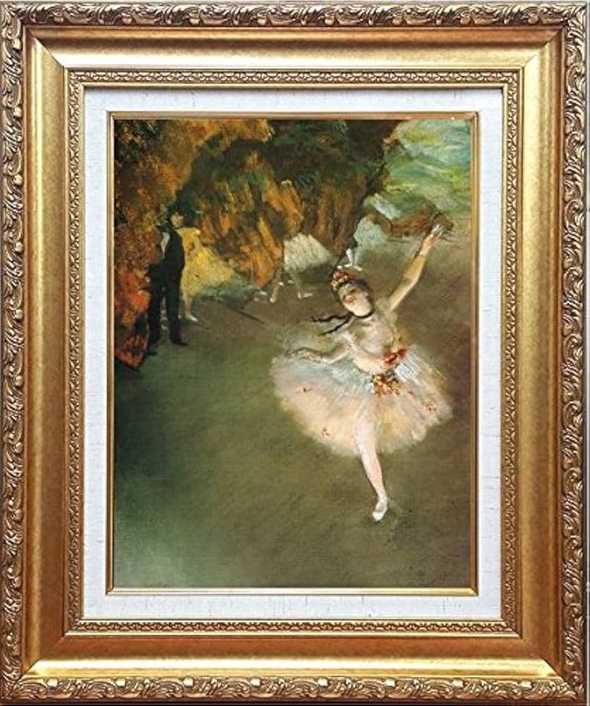 Amazon.co.jp: ドガ［世界の名画コレクション］『舞台の踊子・F6号