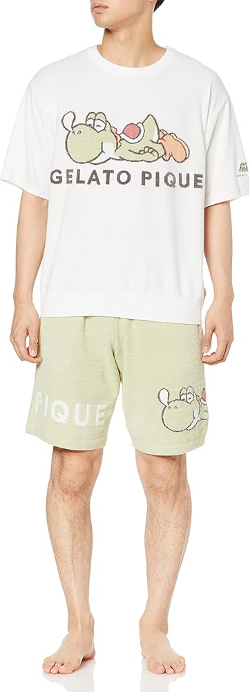 Amazon | [ジェラート ピケ] スーパーマリオ【メンズ】 ヨッシープル