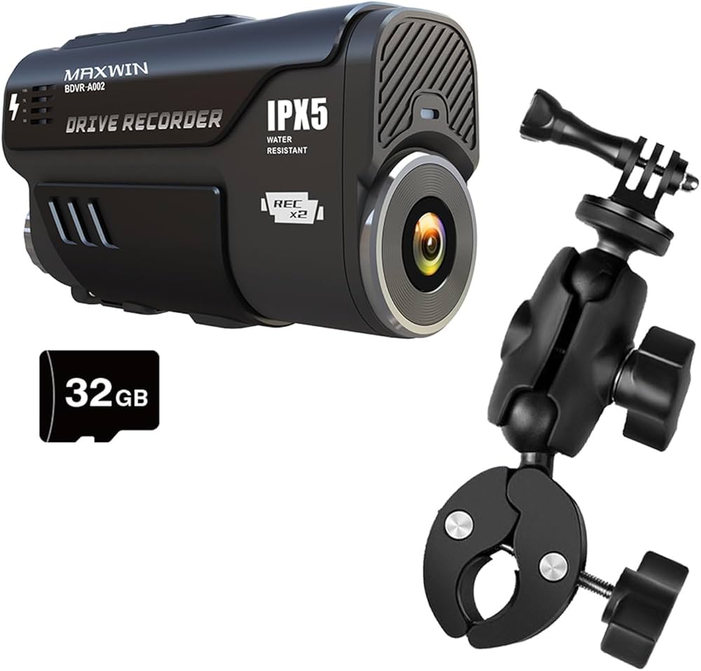 Amazon.co.jp: ドライブレコーダー バイク 2カメラ 前後同時録画