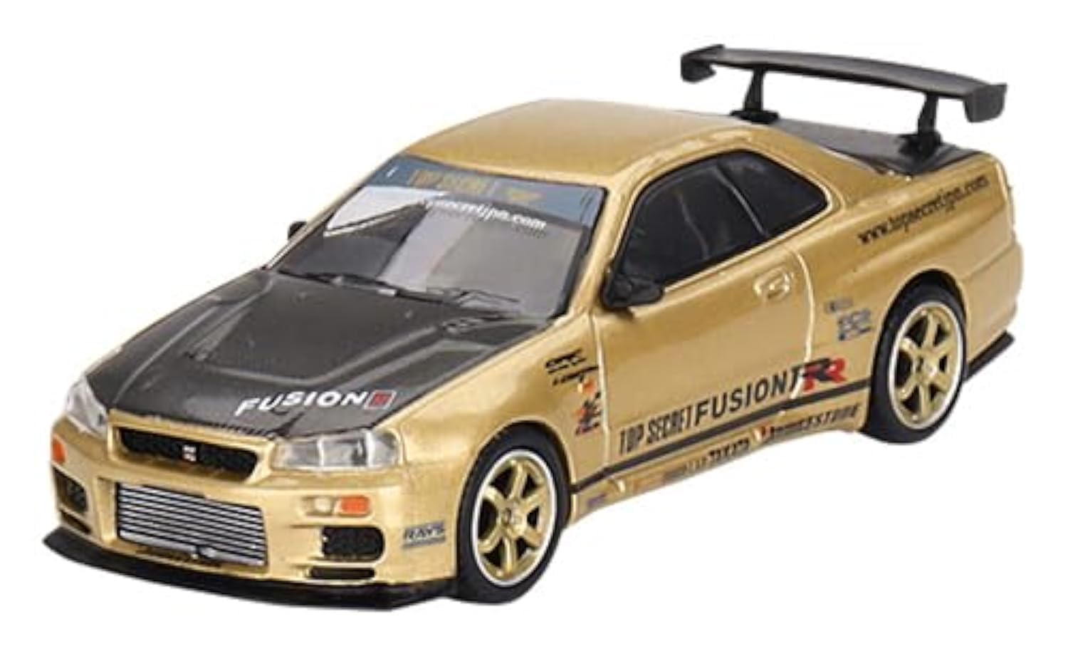 Amazon | MINI GT 1/64 ニッサン スカイライン GT-R R34 Top Secret