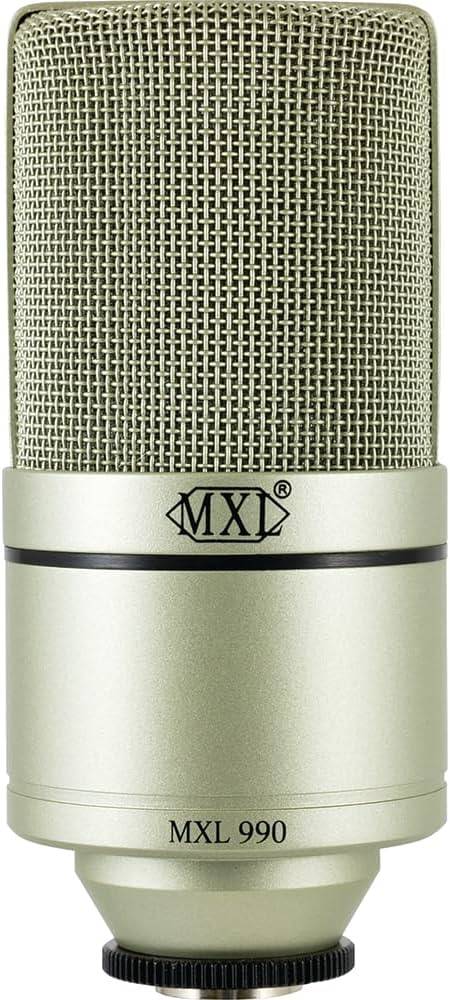 Amazon.com: MXL 990 Condenser Microphone for Podcasting, Singing