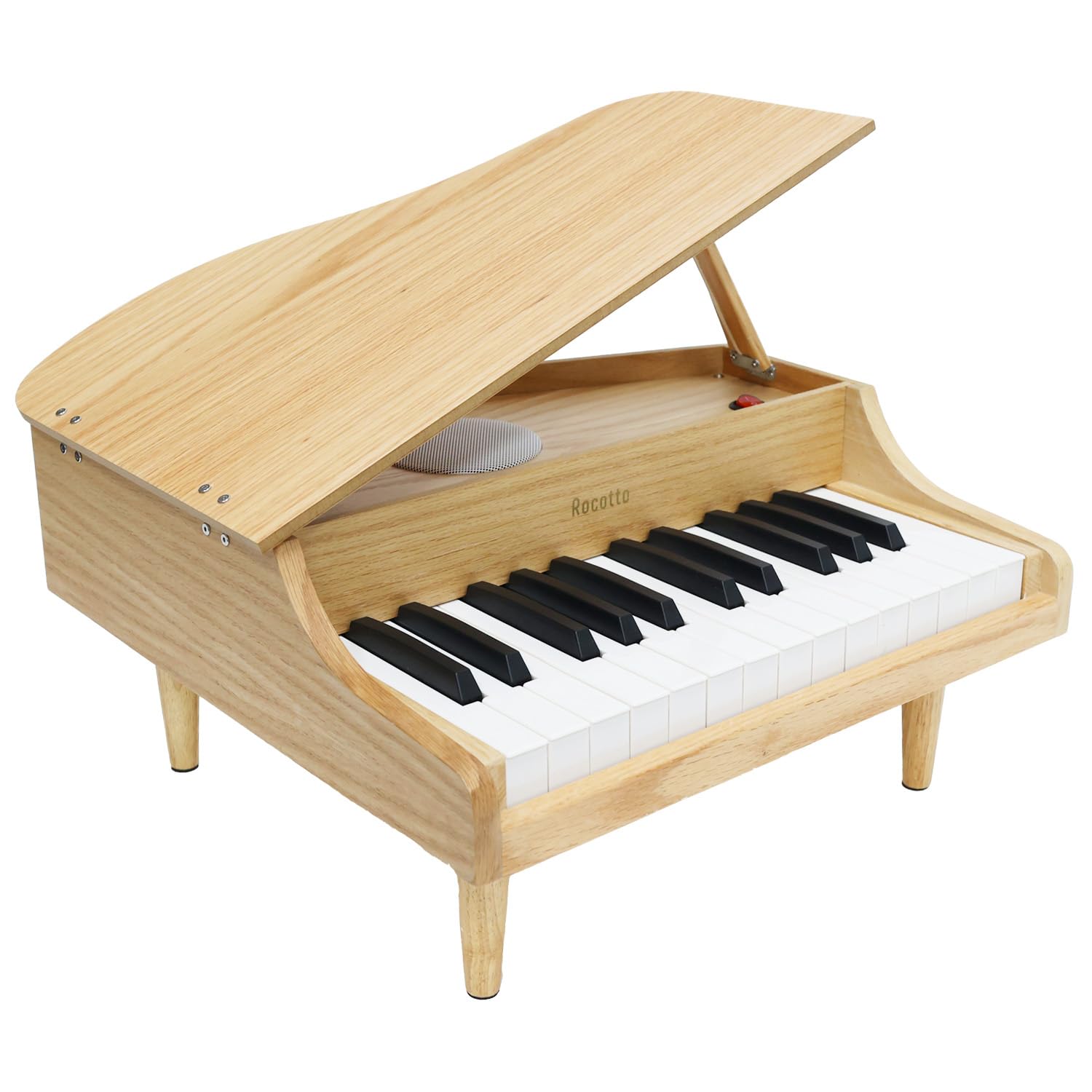 Amazon.co.jp: [Rocotto] ミニピアノ グランドピアノ 木製 おもちゃ